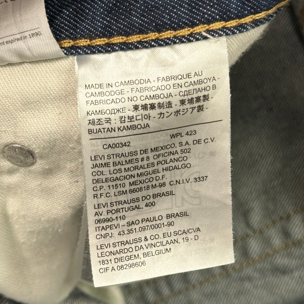 Levi 569 Jeans Men's Size 44X32 (Fits 46X32) Loose Straight Blue Wash Denim - Picture 4 of 11